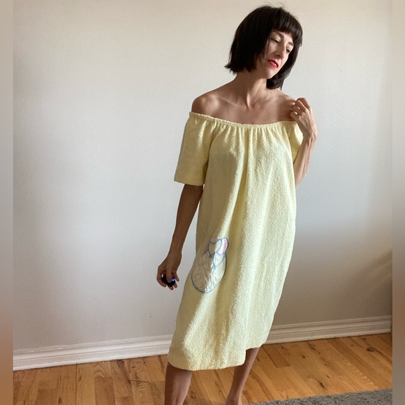 Vintage Dresses & Skirts - Vintage 1980’s Terry Cloth Dress